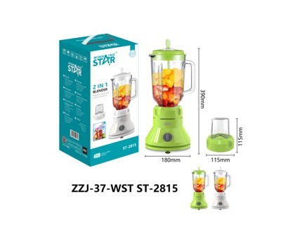 Extracteur de jus ST-2815 WINNINGSTAR 2 en 1, 1,5 L - Vert/Beige