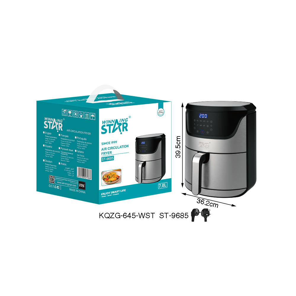 Friteuse à air chaud ST-9685 WINNINGSTAR 7 L, tactile