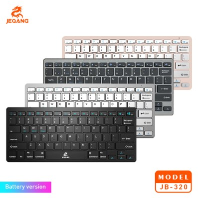 Clavier Bluetooth 5.0 JB-320 – Commutation Multi-Appareils Ultra-Rapide – Sortie de Veille Instantanée – Compatibilité Universelle iOS/Android/Windows