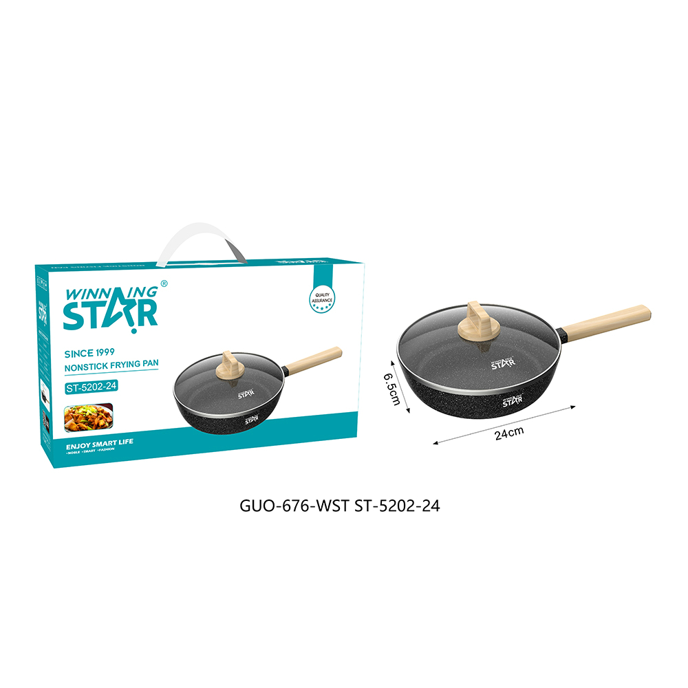 wok en aluminium ST-5202-24 WINNINGSTAR