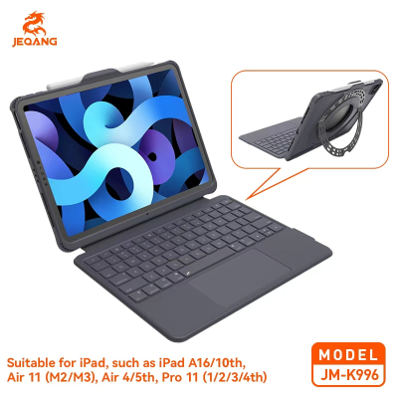 Clavier Bluetooth avec Étui Intégré JM-K996 – Productivité & Protection iPad
