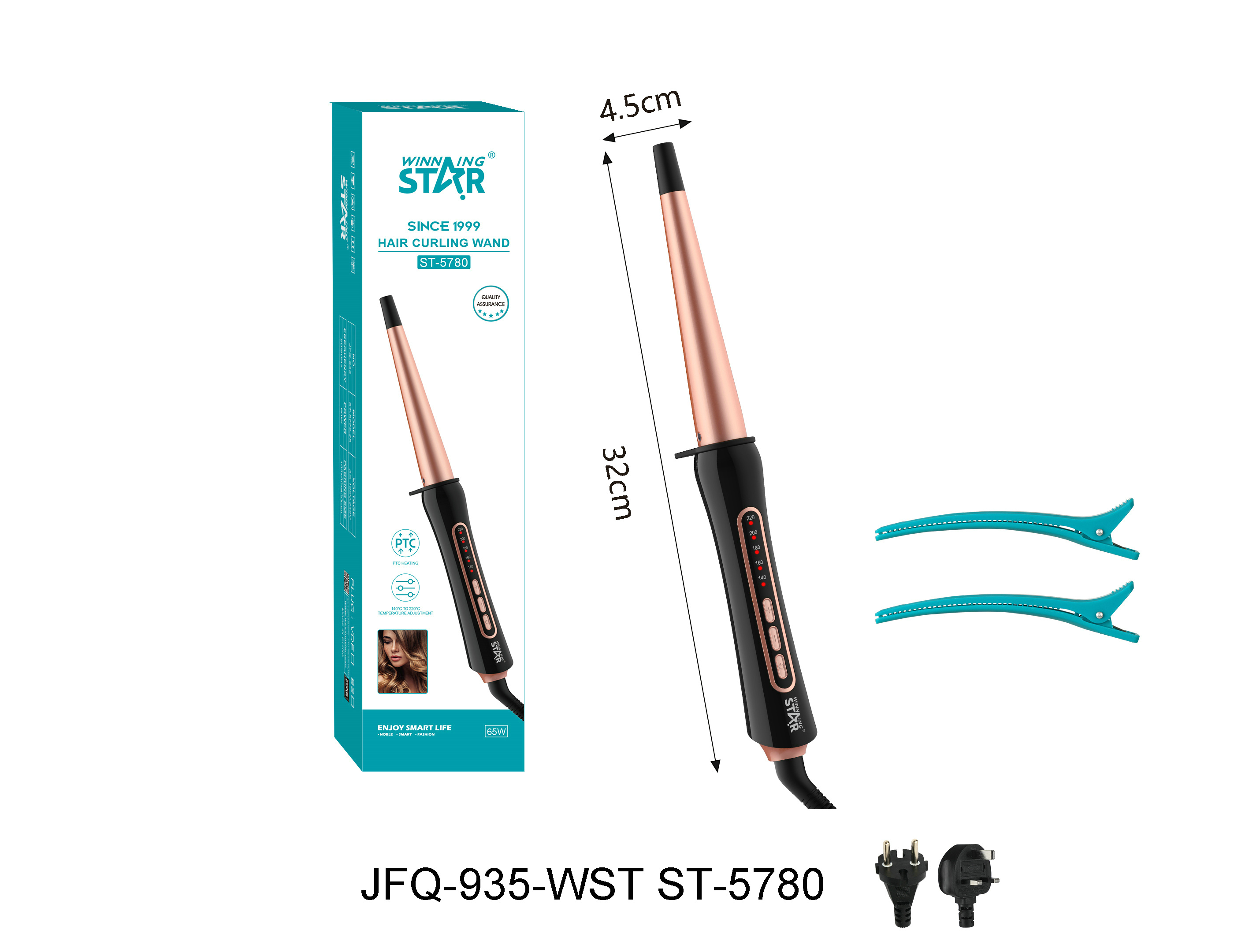 Fer à friser ST-5780 WINNINGSTAR