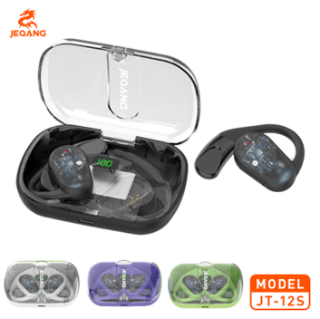 Écouteurs Transparents JT-12S – Design Open-Ear & Rotation 360°
