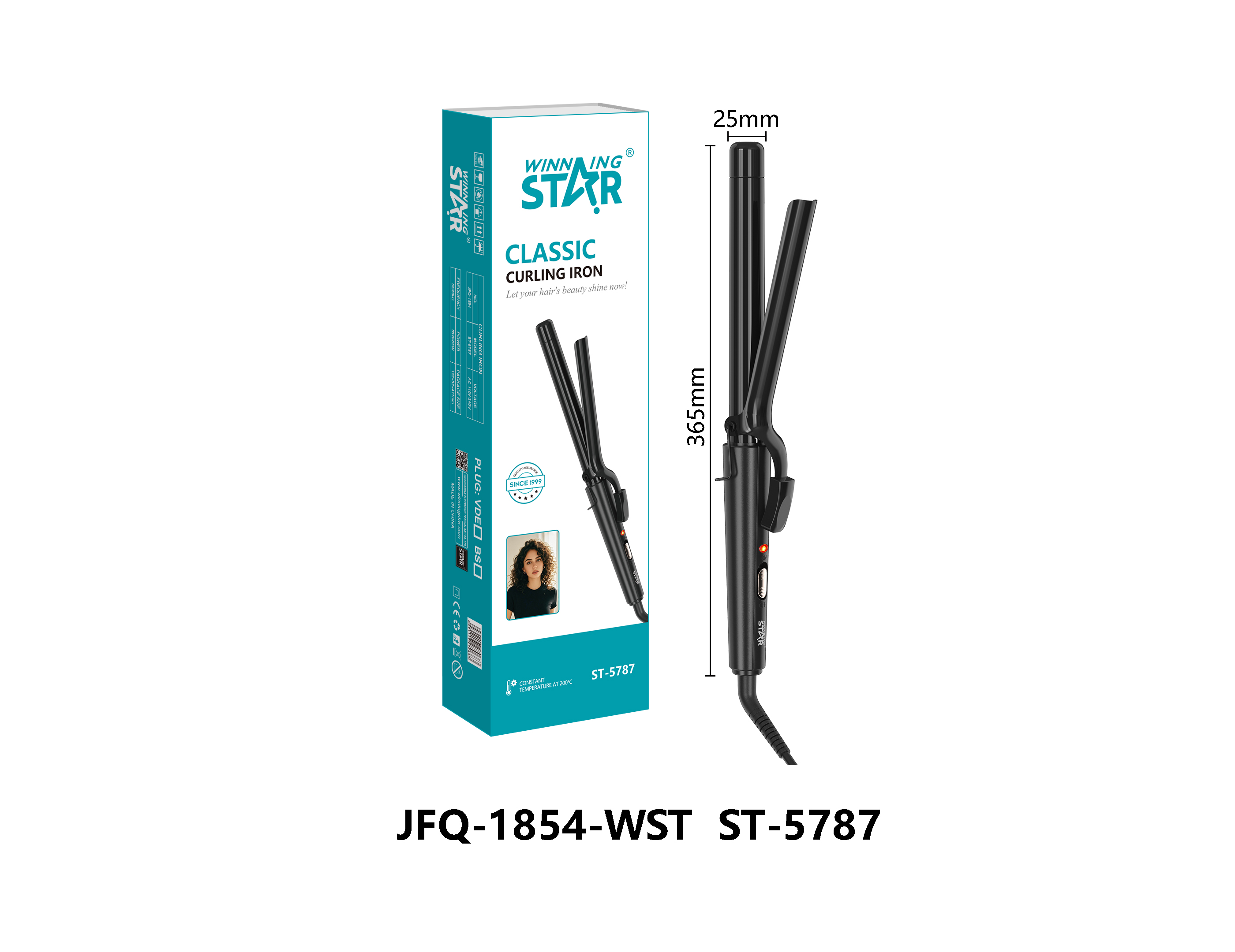 Fer à friser ST-5787 WINNINGSTAR