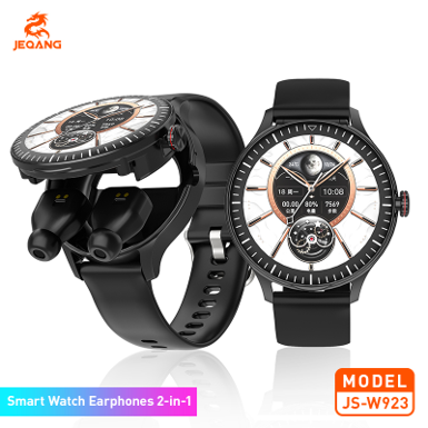 Smartwatch Hybride JS-W923 – Écran HD 1.58" & Écouteurs TWS Haute Autonomie