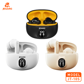 Écouteurs TWS JT-10S – Autonomie 10H – Son HD Cuivre Véritable – Bluetooth 5.0