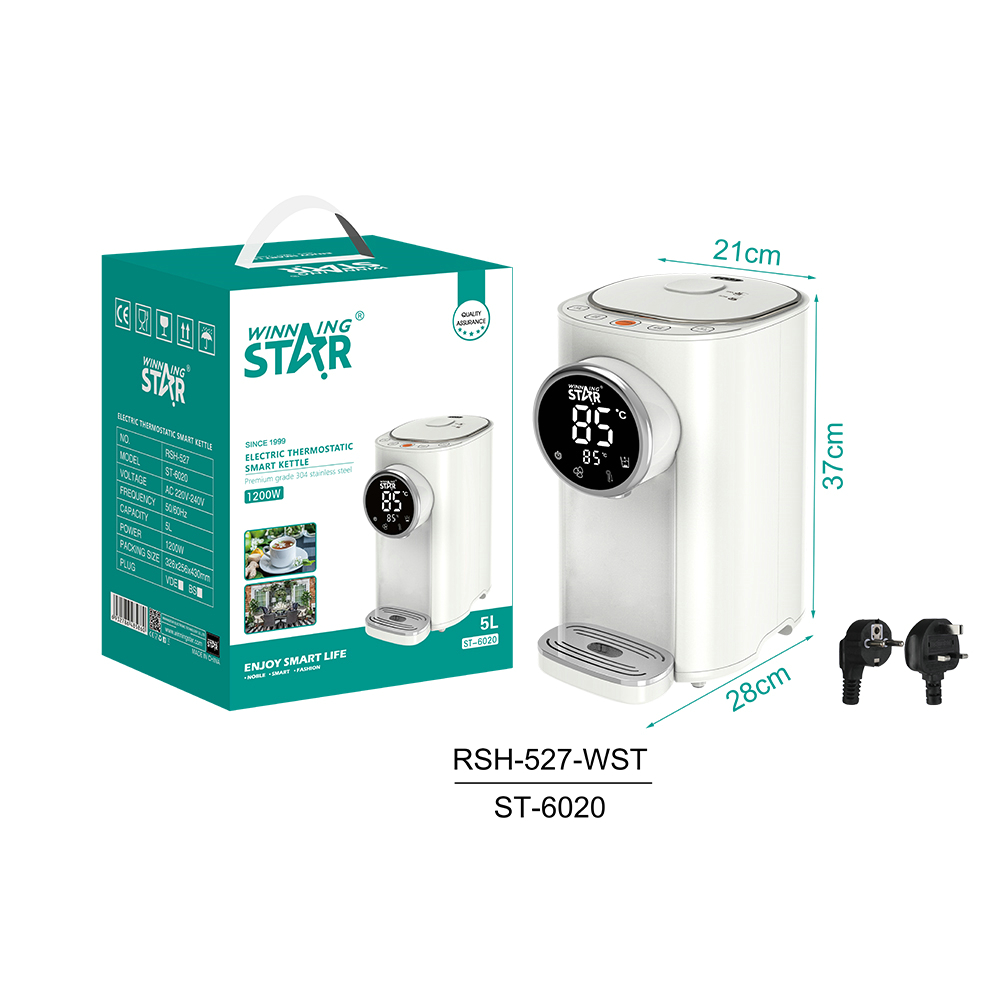 Bouilloire électrique ST-6020 WINNINGSTAR 5 L, 1200 W