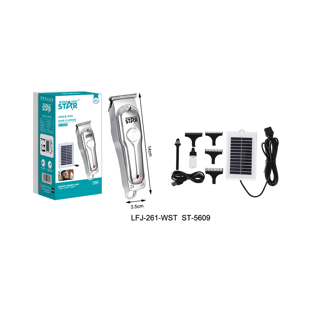 Tondeuses à cheveux ST-5609 WINNINGSTAR solaire
