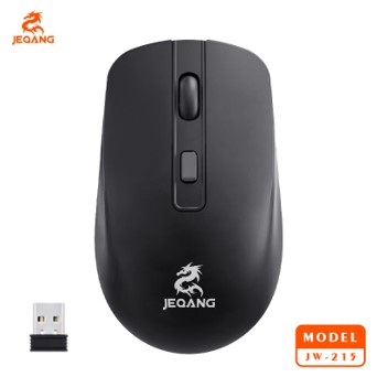 Souris Sans Fil JW-215 2.4G – Format Compact & Ultra-Nomade – Connexion Plug & Play Instantanée – Rangement Récepteur Intégré
