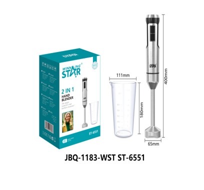 Mixeur ST-6551 WINNINGSTAR 2 en 1, portable, 0,6 L