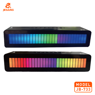 Enceinte Desktop Bluetooth RGB JB-733 – Son Stéréo 10W – Multi-Sources & Radio