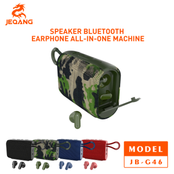 Combo 2-en-1 : Enceinte Stéréo 10W & Écouteurs TWS JB-G46 – RGB & Multi-Modes