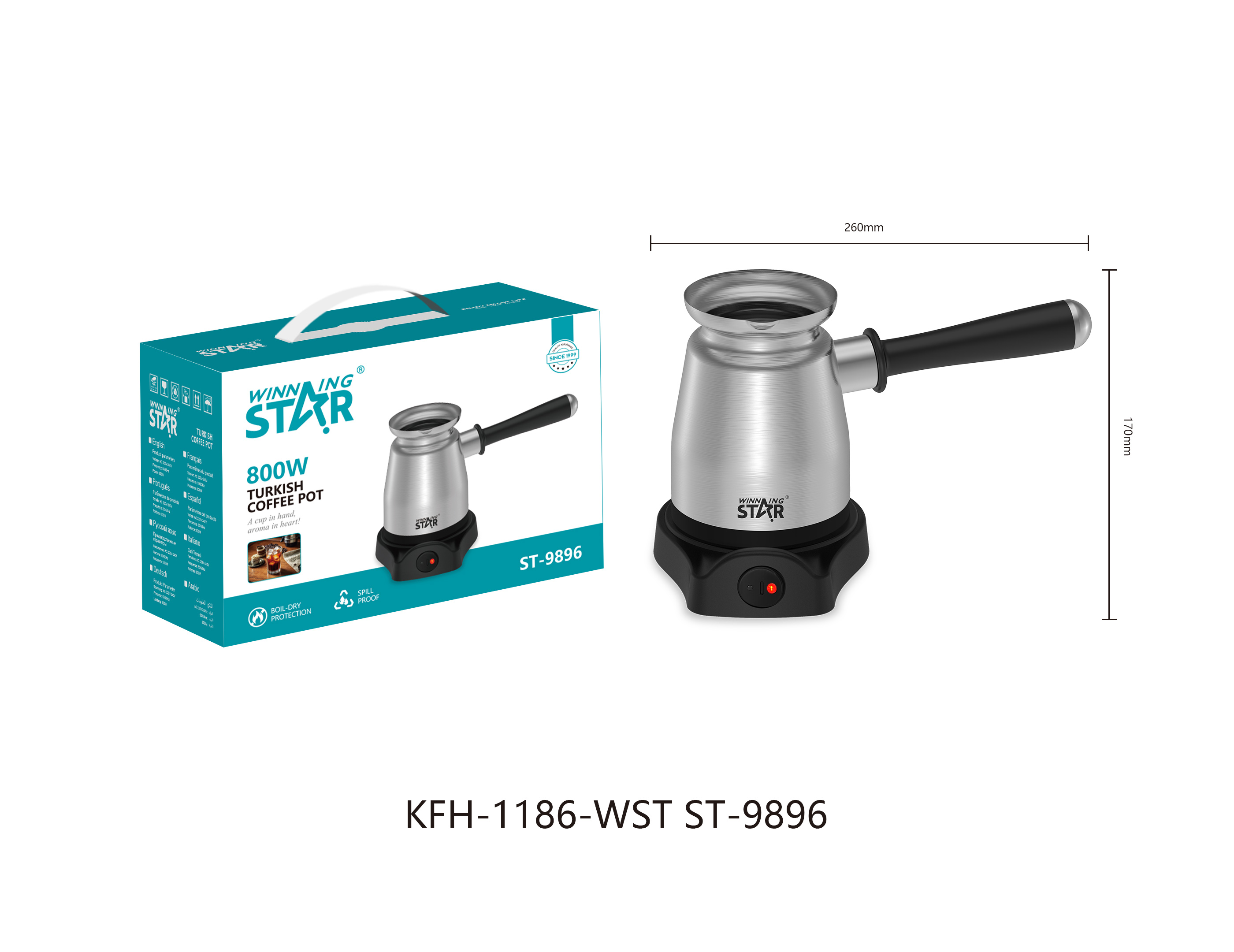 Cafetière ST-9896 WINNINGSTAR