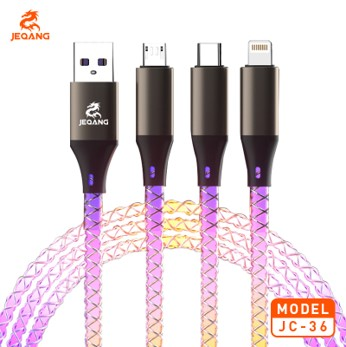 JC-361 drag 3ios/android/type-cRGB flash color Fast charging