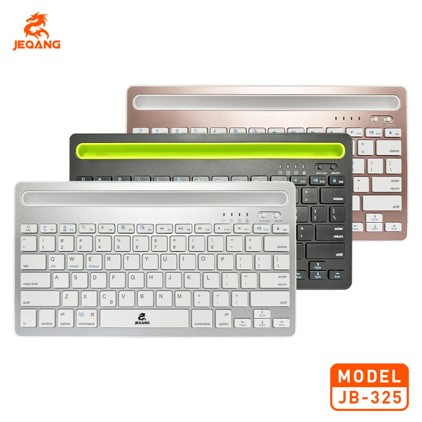 Clavier Bluetooth JB-325 Dual-Channel – Format Compact 78 Touches – Recharge Type-C Rapide – Batterie Lithium – Bascule Instantanée 2 Appareils