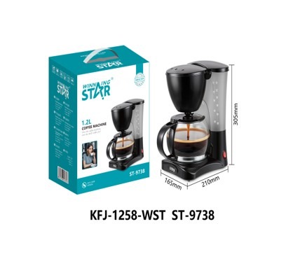 Cafetière à filtre ST-9738 WINNINGSTAR 1,2 L